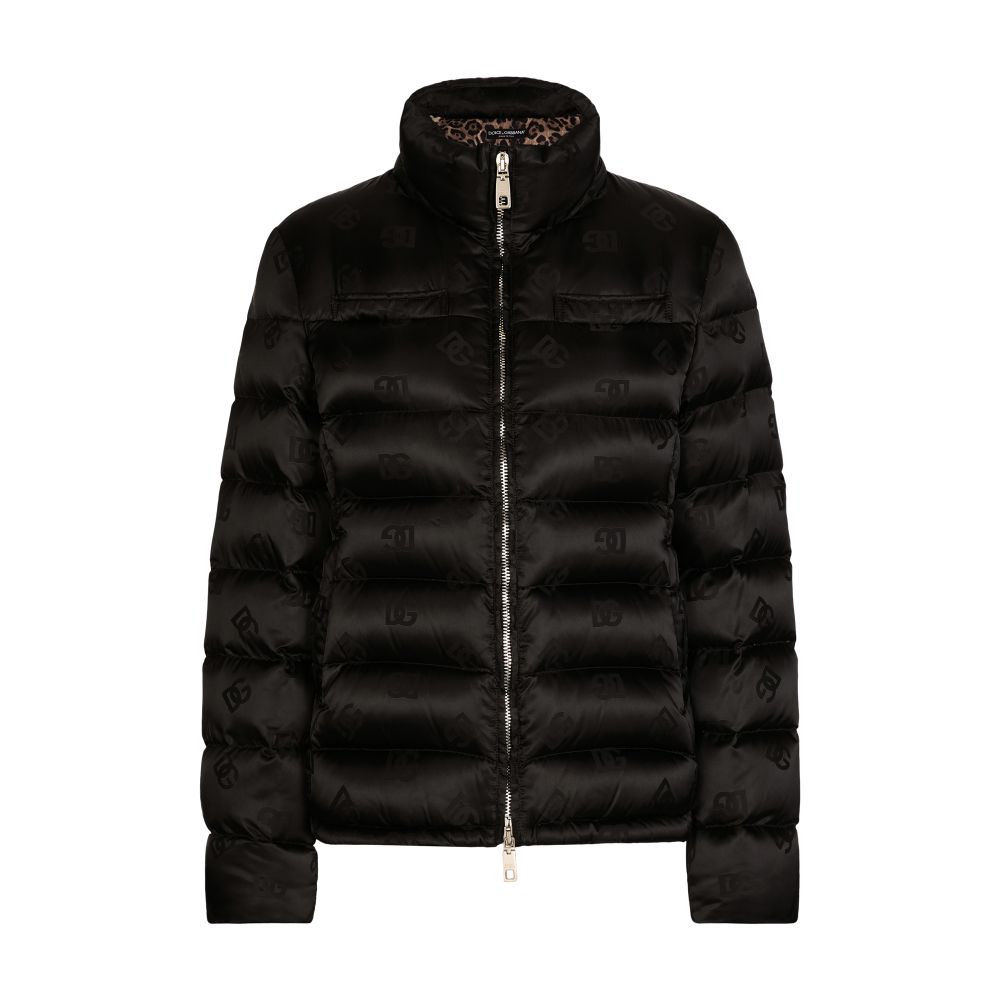 Dolce & Gabbana Padded satin jacquard down jacket