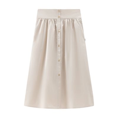 Woolrich Midi skirt in pure cotton poplin