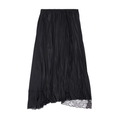 Balenciaga Long skirt with lace detailling