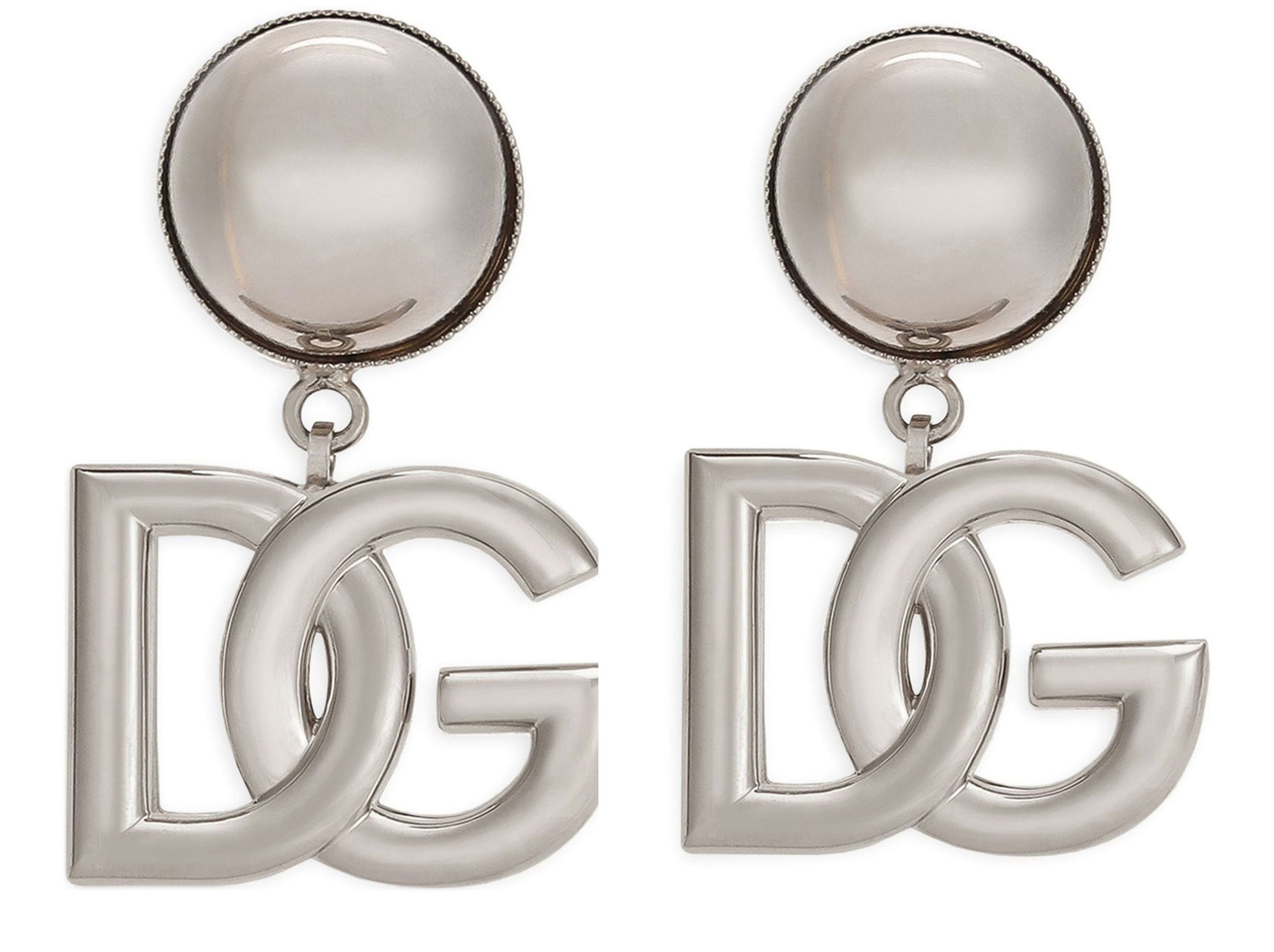 Dolce & Gabbana Clip-on earrings with DG logo