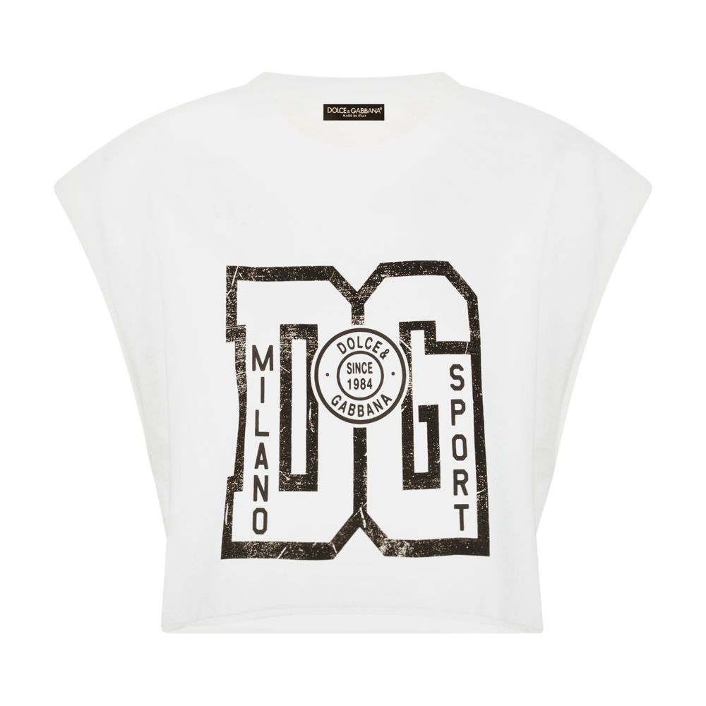 Dolce & Gabbana Cropped jersey t-shirt