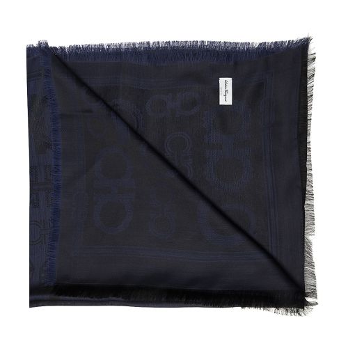 Salvatore Ferragamo Logo scarf