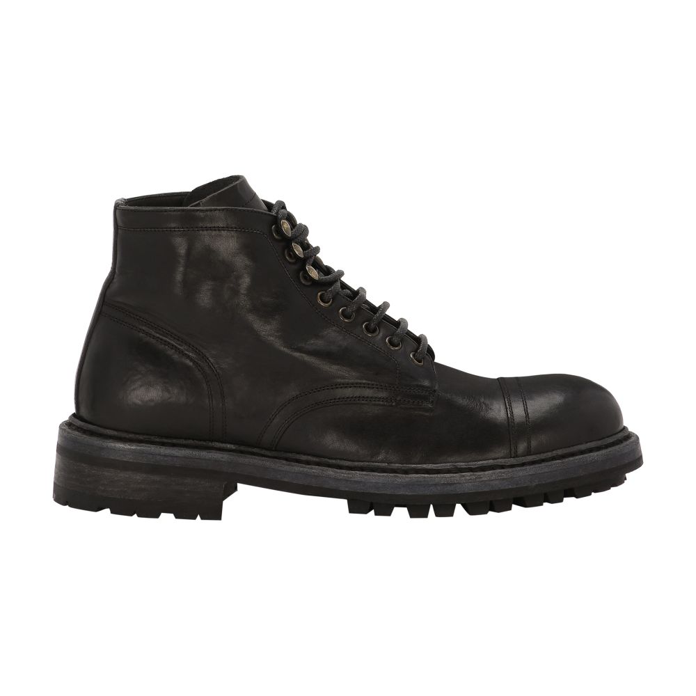 Dolce & Gabbana Leather Ankle Boot