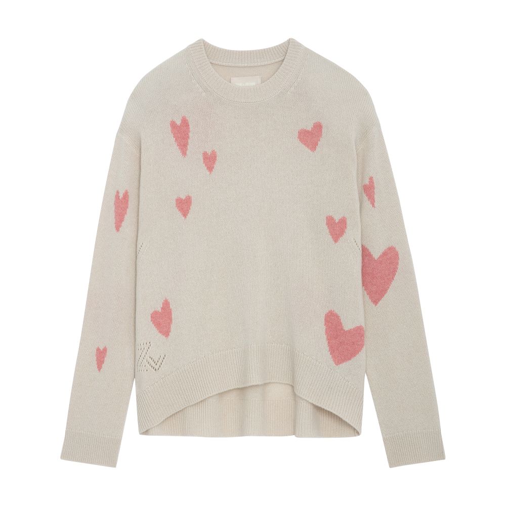 Zadig & Voltaire Markus Heart cashmere jumper