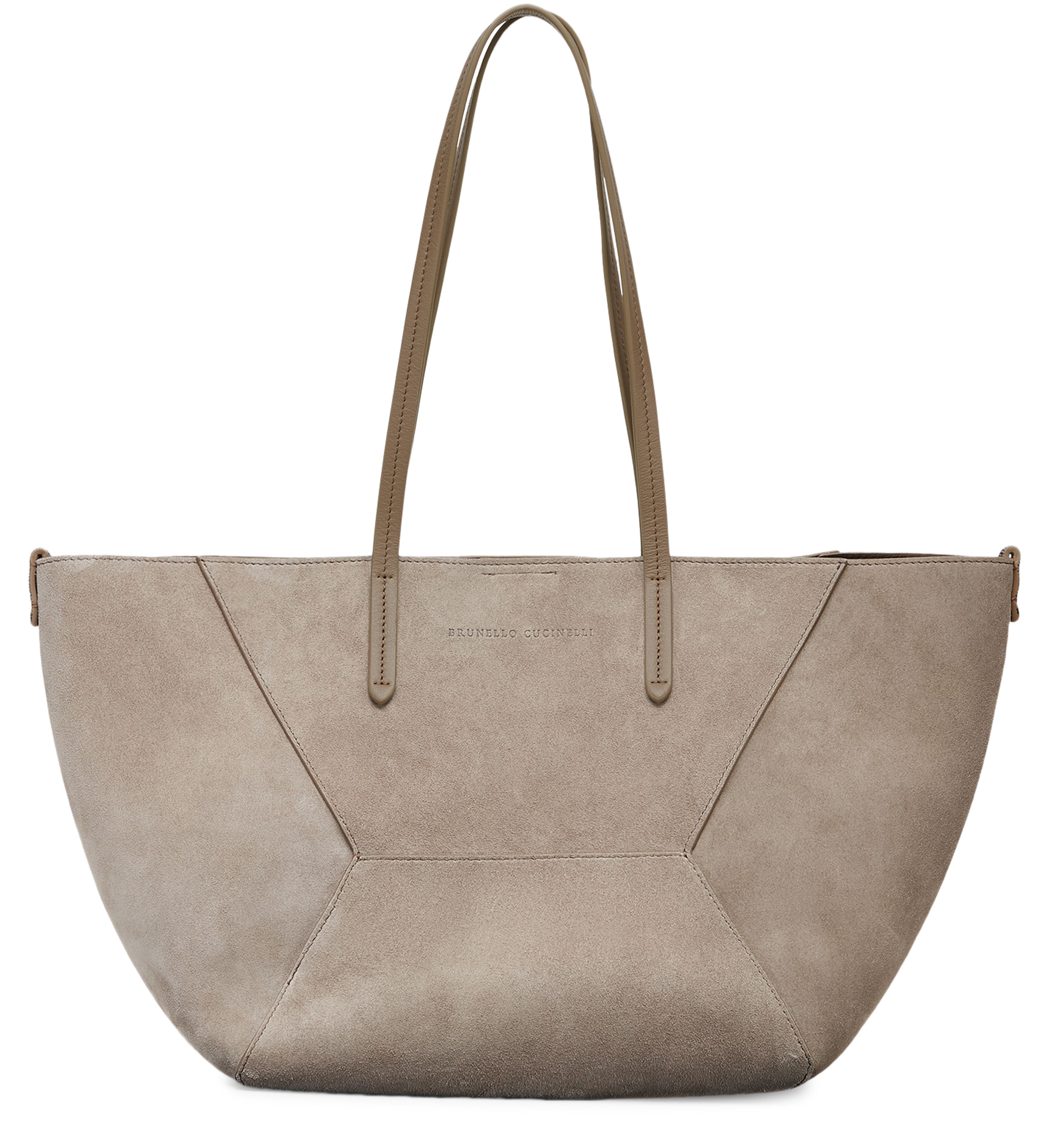 Brunello Cucinelli Suede shopper bag