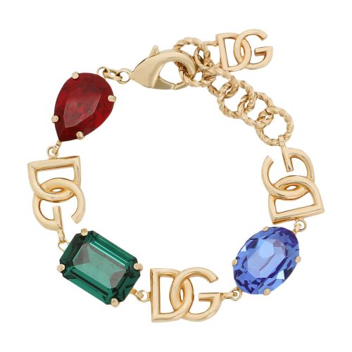 Dolce & Gabbana Bracelet withlogo and rhinestones