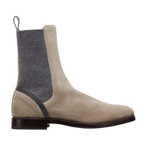 Brunello Cucinelli Suede Chelsea boots