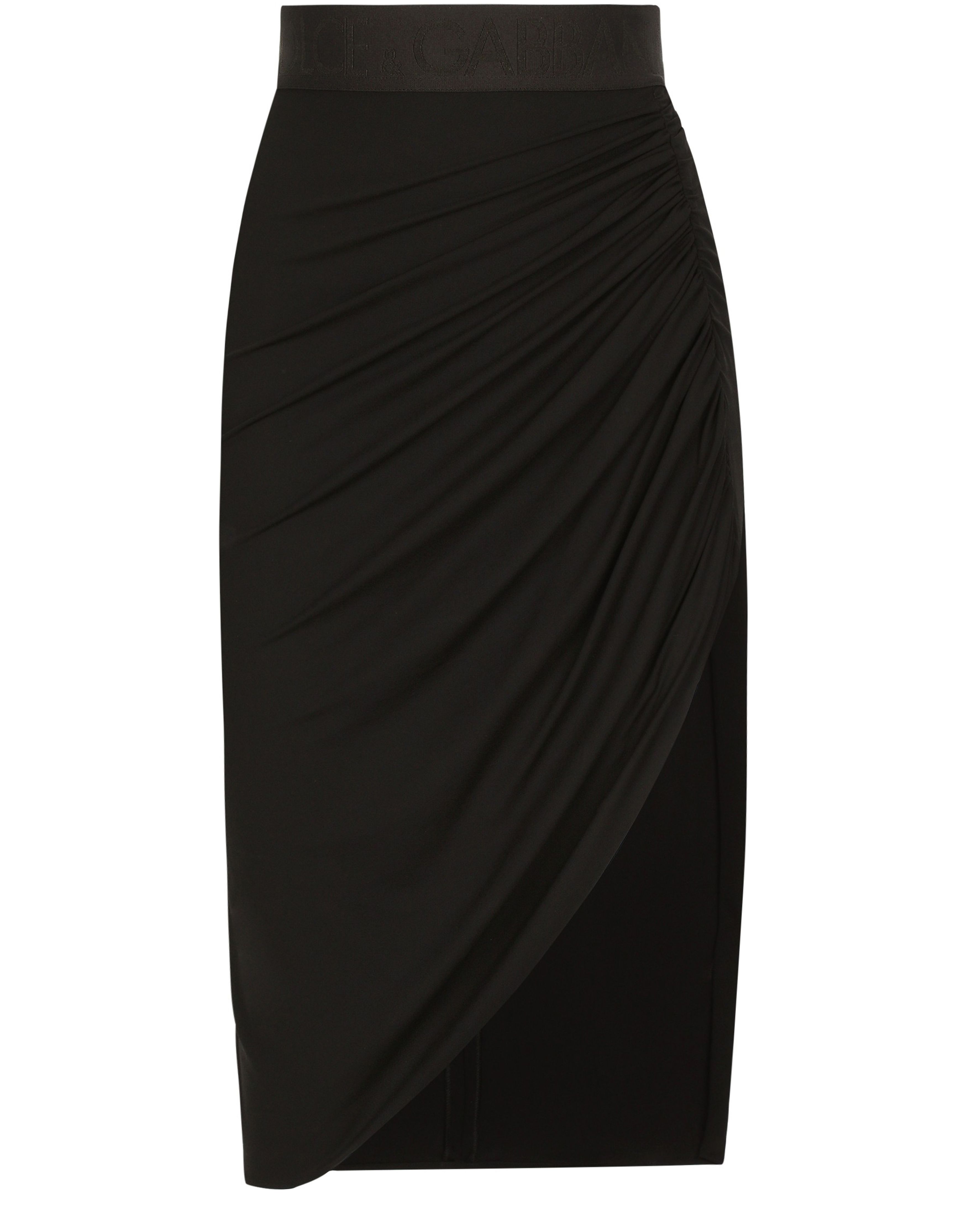 Dolce & Gabbana Asymmetrical jersey skirt