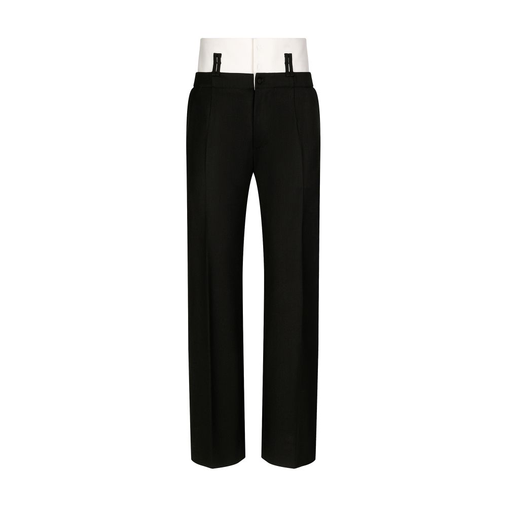 Dolce & Gabbana Tailored pants with belt