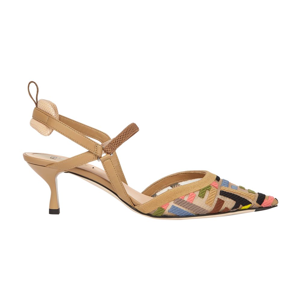 FENDI Colibrì slingbacks with elastic ribbons