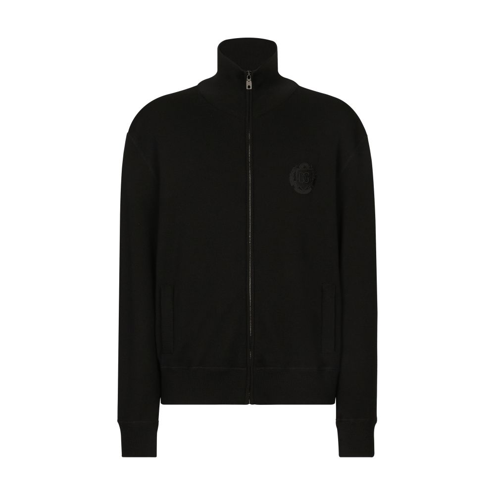 Dolce & Gabbana Cashmere silk zip-up sweatshirt