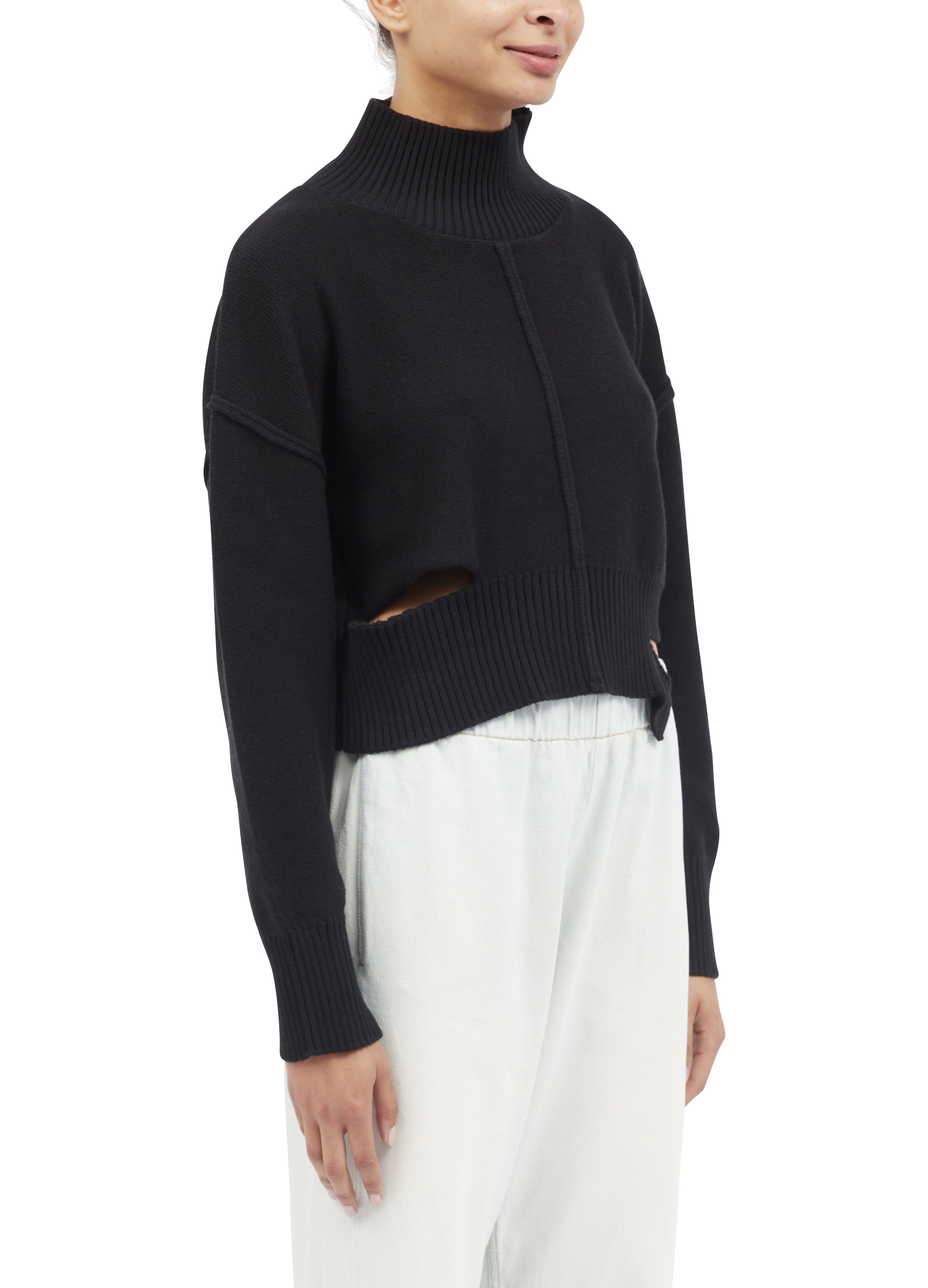 MM6 Maison Margiela Boxy distressed jumper