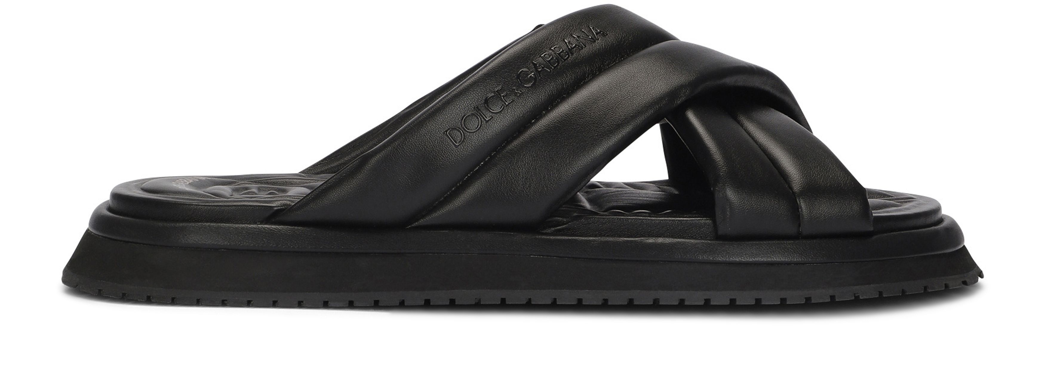 Dolce & Gabbana Nappa-look fabric sandals