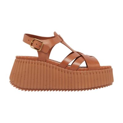 Chloé Nama wedge sandals