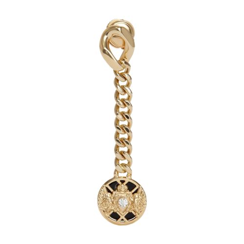 Balmain EMBLEM SINGLE PENDANT EARRING