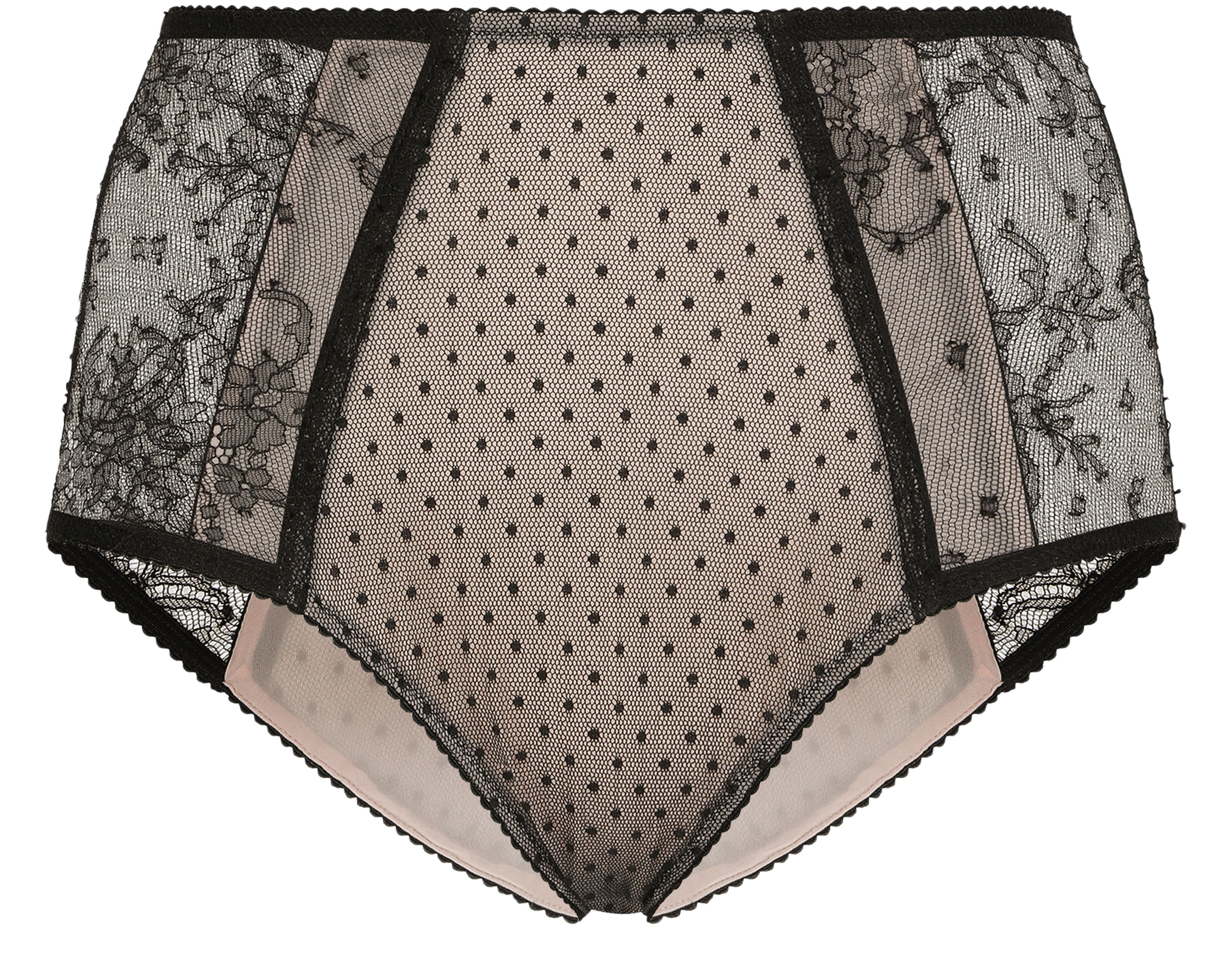 Dolce & Gabbana High-waisted lace briefs