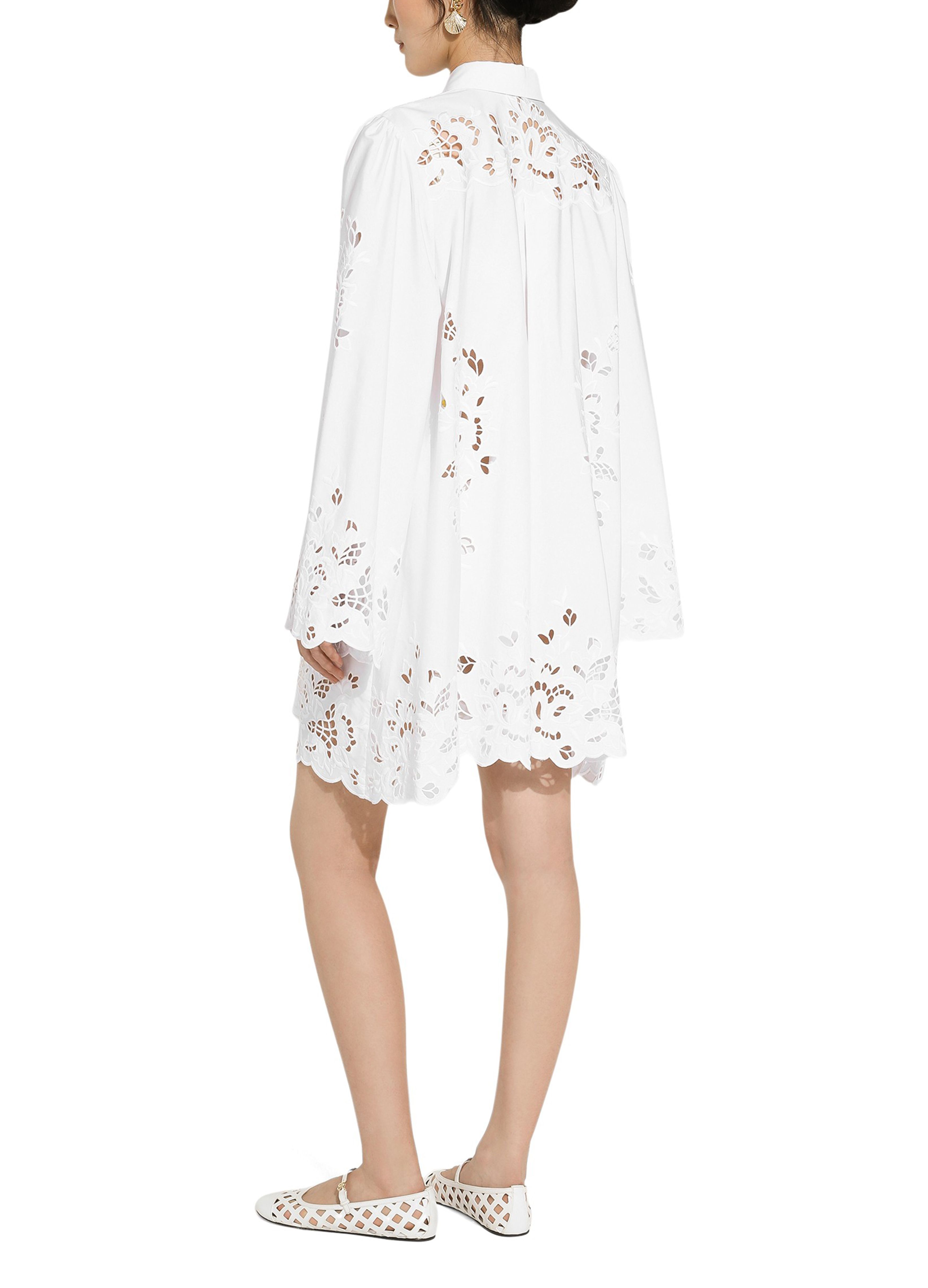 Dolce & Gabbana Shirt dress with cut-out detailing