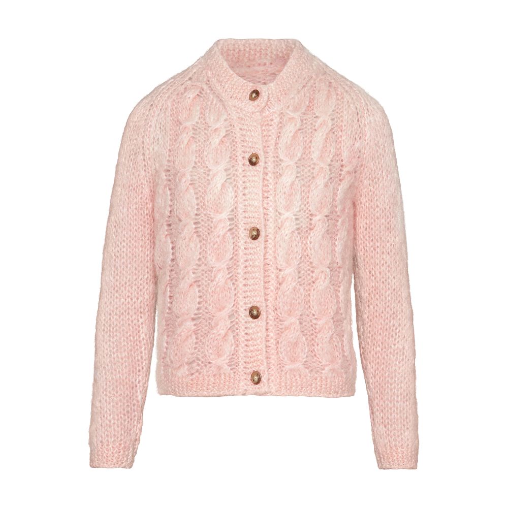 Maison Margiela Faded mohair cardigan