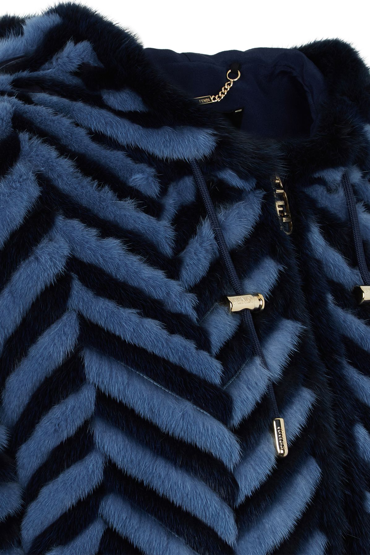 FENDI Hooded mink jacket