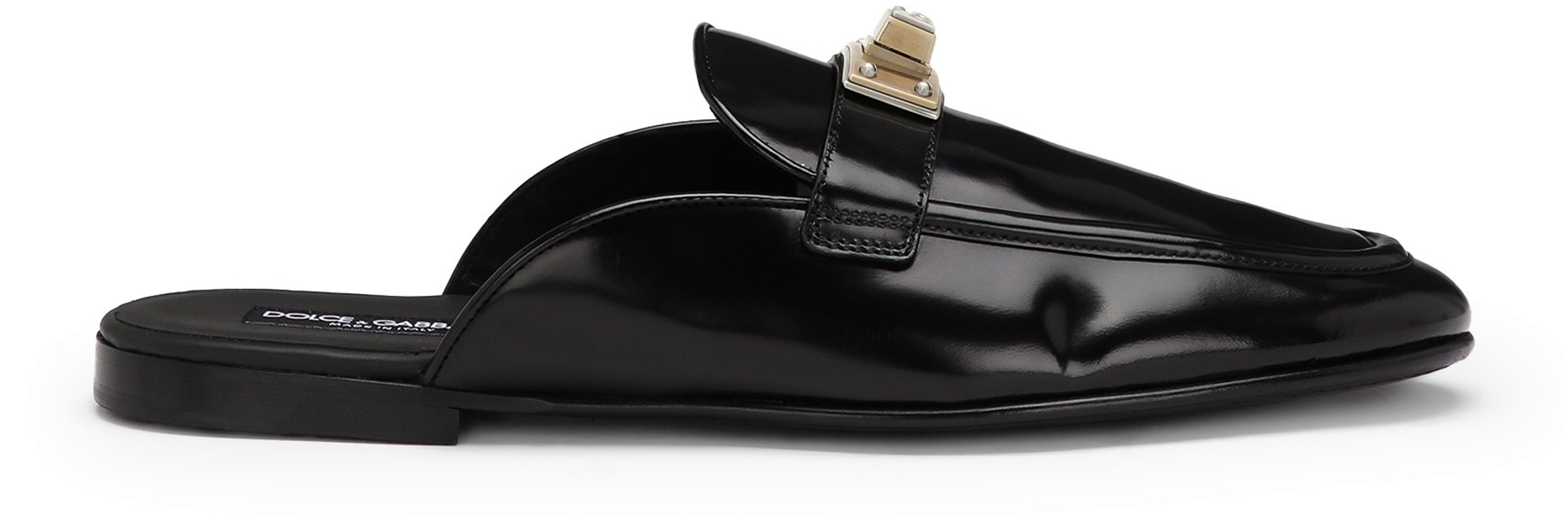 Dolce & Gabbana Brushed calfskin mules