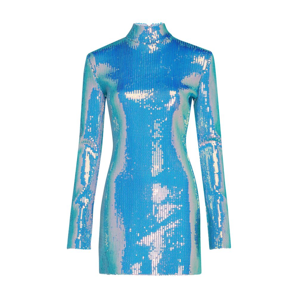 David Koma Curcle back cutout mini dress