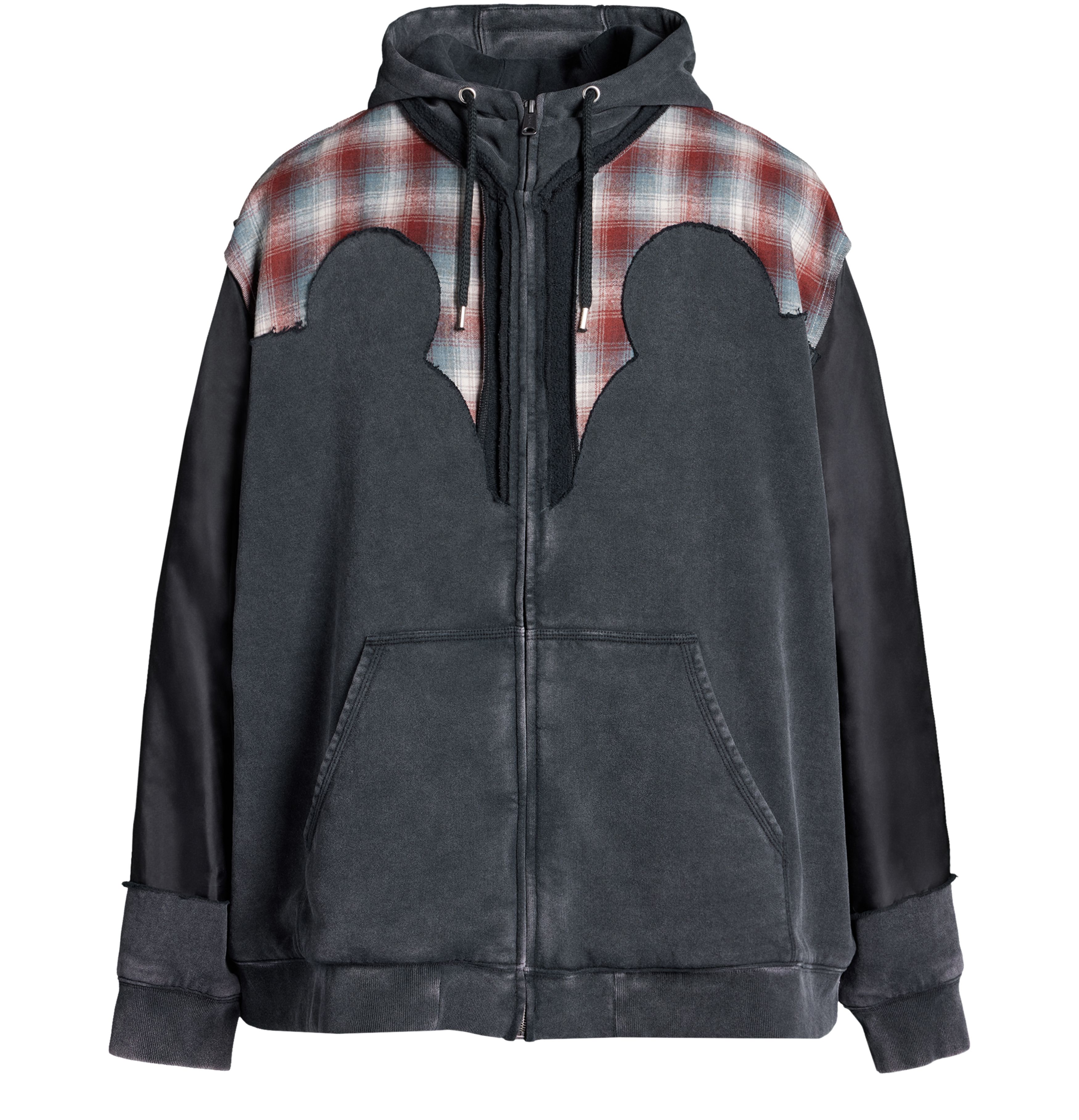 Maison Margiela Pendleton yoke hoodie