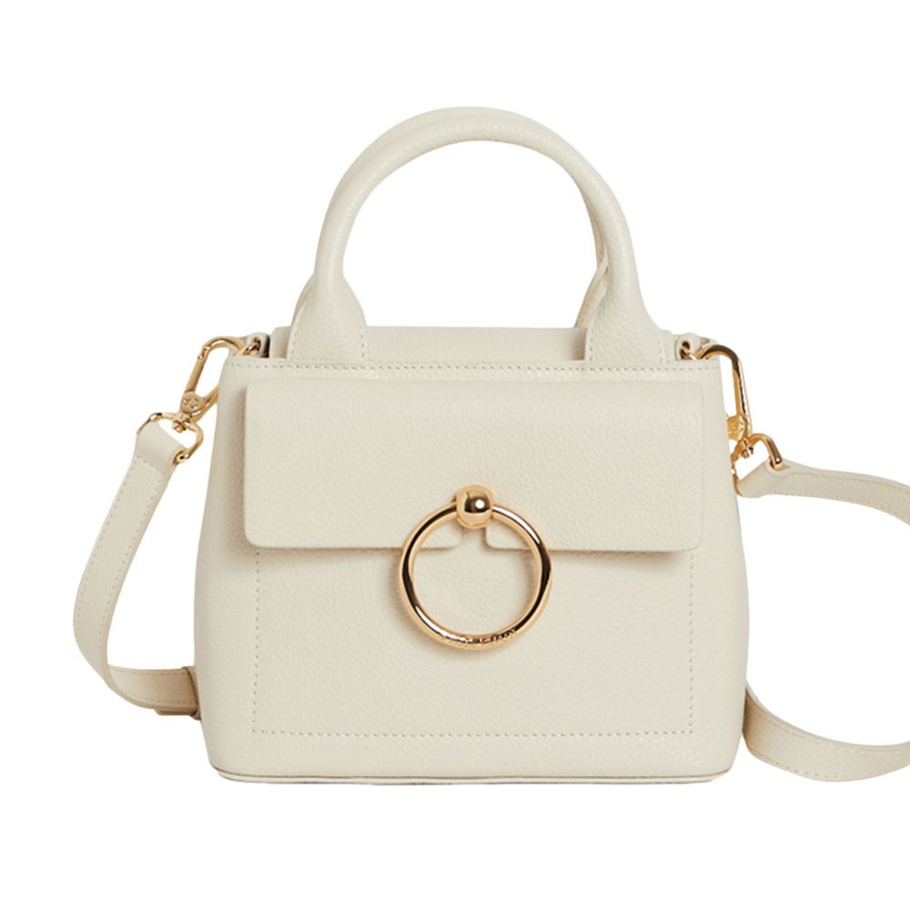  Anouck mini grained leather handbag