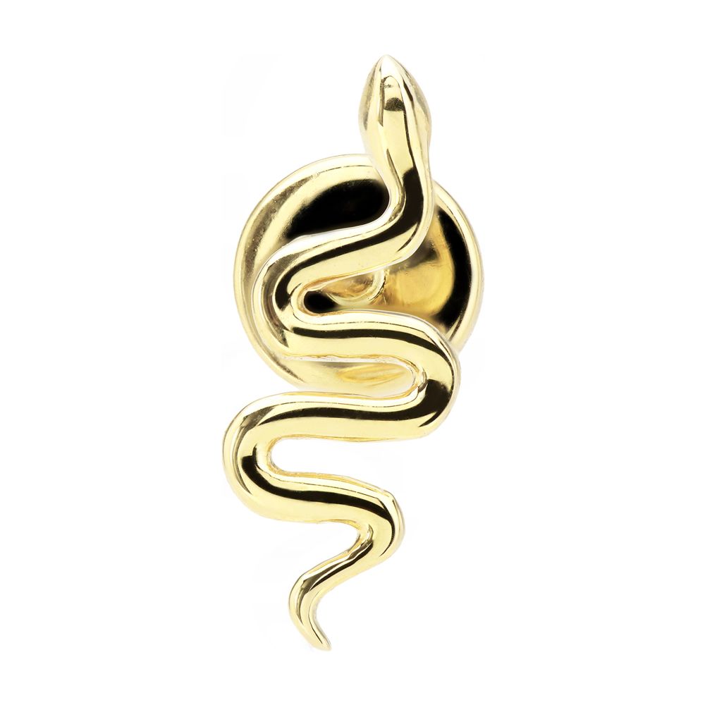 Persée Single earring piercing snake