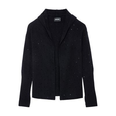 Zadig & Voltaire Cosany diamanté cashmere cardigan