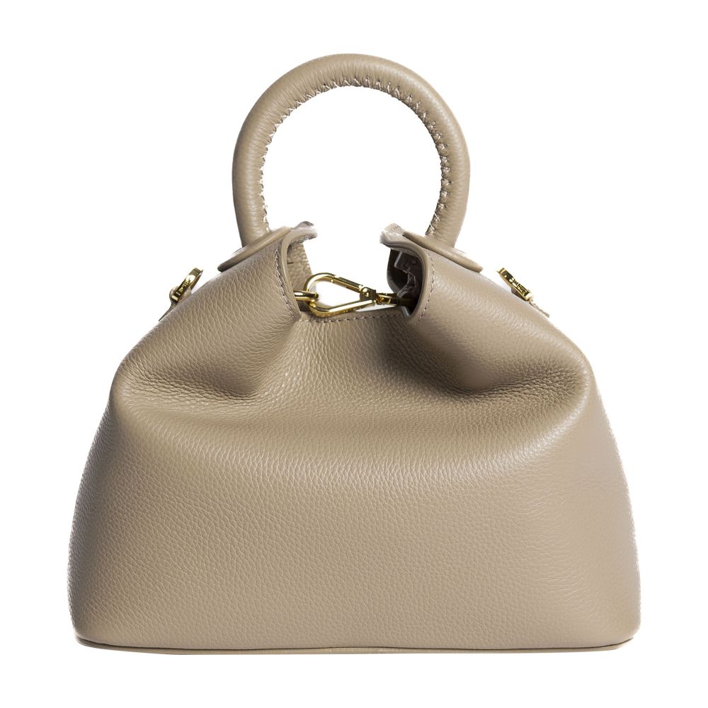 Elleme Baozi medium pebbled leather bag