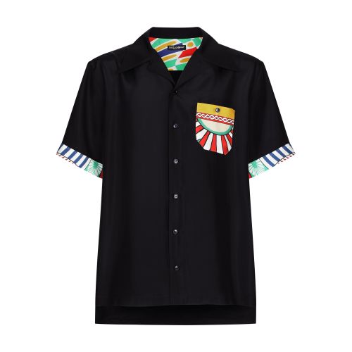 Dolce & Gabbana Silk twill Hawaiian shirt