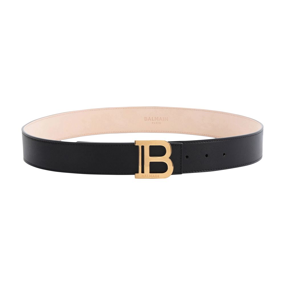 Balmain Leather B-Belt belt