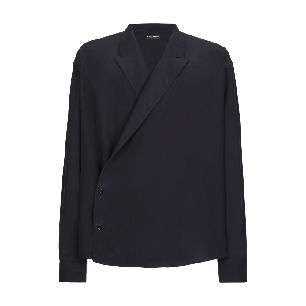 Dolce & Gabbana Oversize silk crepe de chine shirt