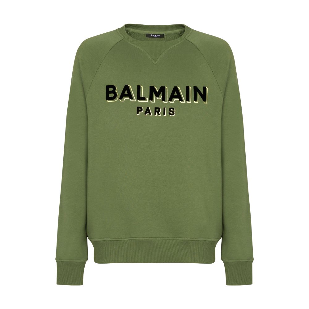 Balmain Flocked sweatshirt