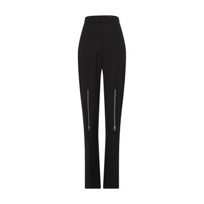 Alexander McQueen Wool trousers high-waisted fit