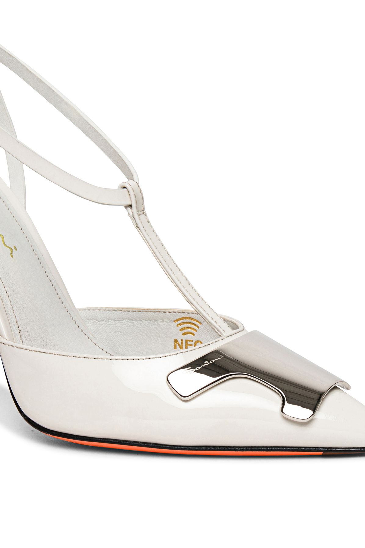 Santoni Leather high-heel pumps