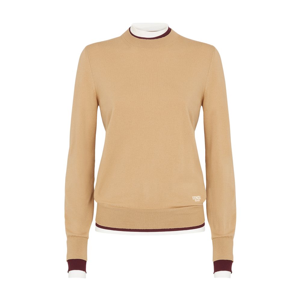 FENDI Long-sleeved crew-neck jumper