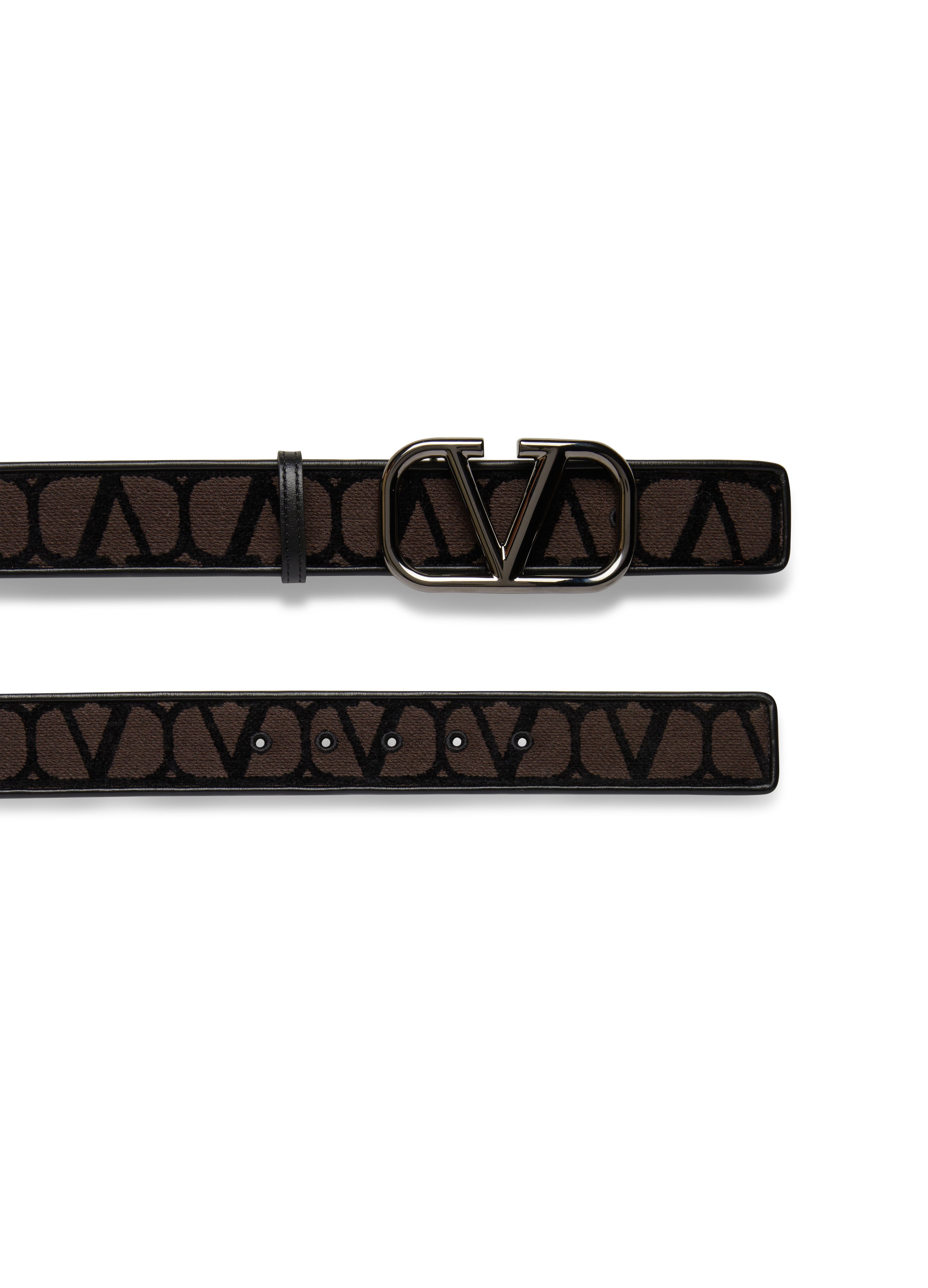 VALENTINO GARAVANI Iconographic fabric belt