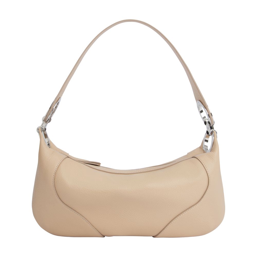 BY FAR Amira Small Grain Calf Leather Shoulder Bag