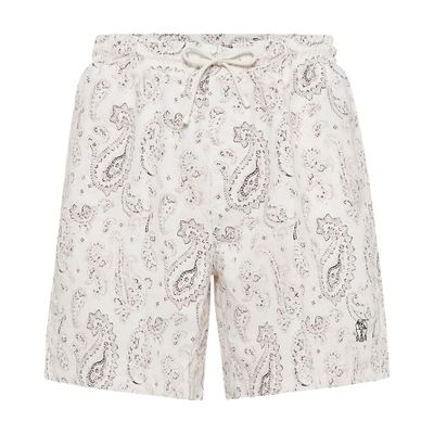 Brunello Cucinelli Paisley swim shorts