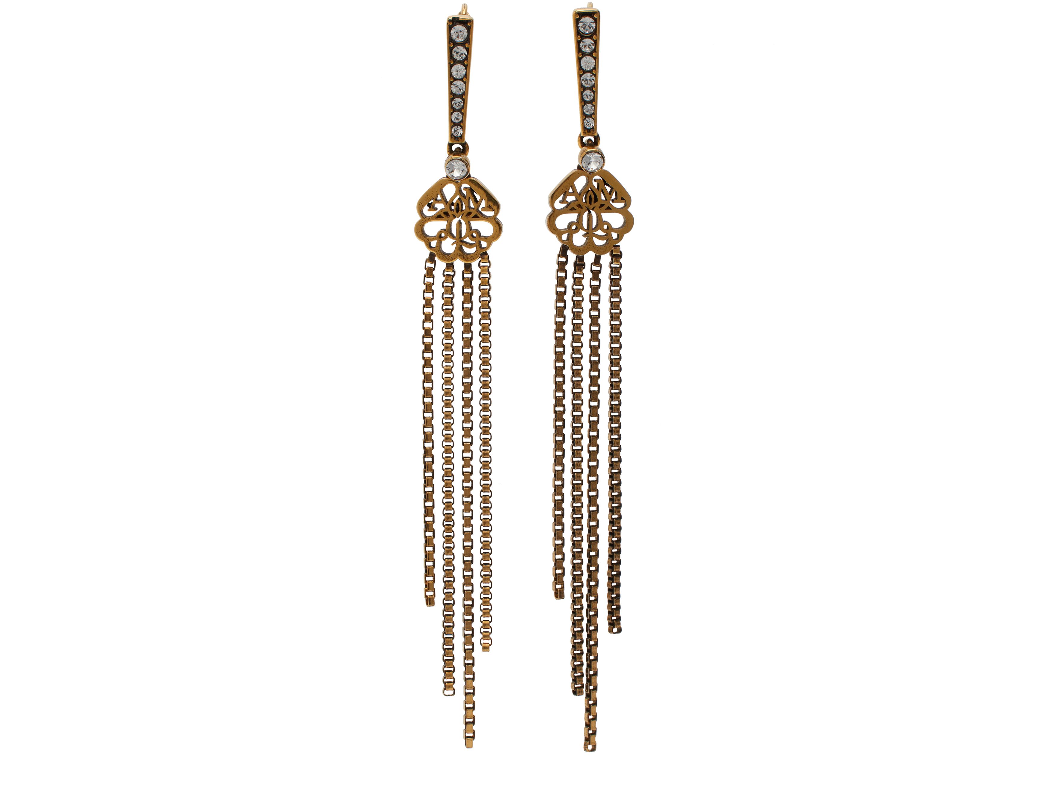 Alexander McQueen Seal drop earrings