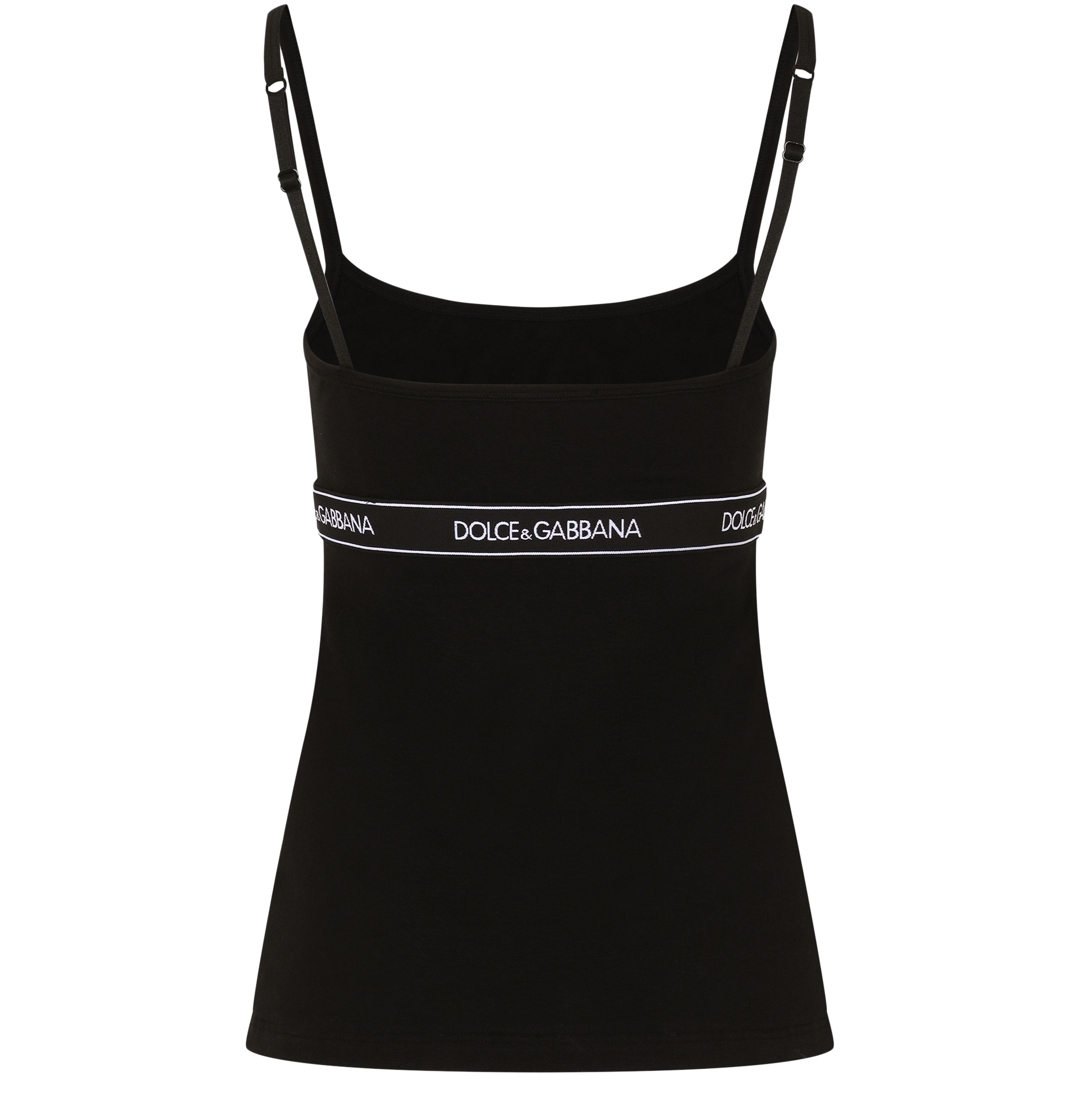 Dolce & Gabbana Jersey top with branded elastic