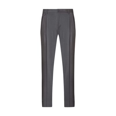 Dolce & Gabbana Stretch wool pants with darts