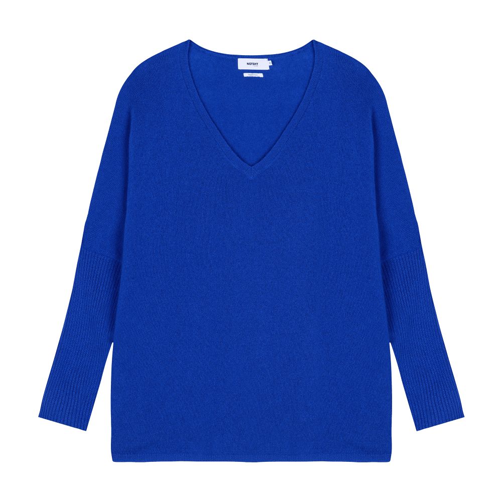  Faustine v-neck cashmere poncho