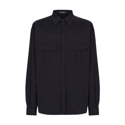 Dolce & Gabbana Technical fabric Overshirt with pockets