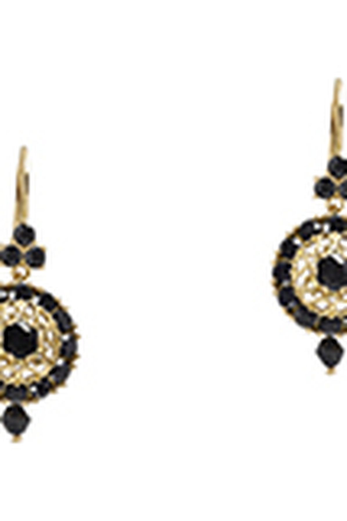 Dolce & Gabbana Hook-fastening earrings with black sapphires