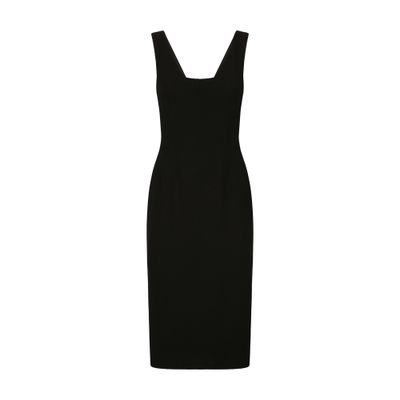 Dolce & Gabbana Wool crepe midi dress