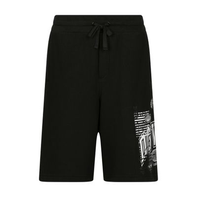 Dolce & Gabbana VIB3 printed and logo jogging shorts