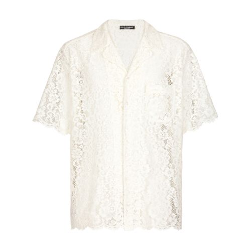 Dolce & Gabbana Lace Hawaiian shirt