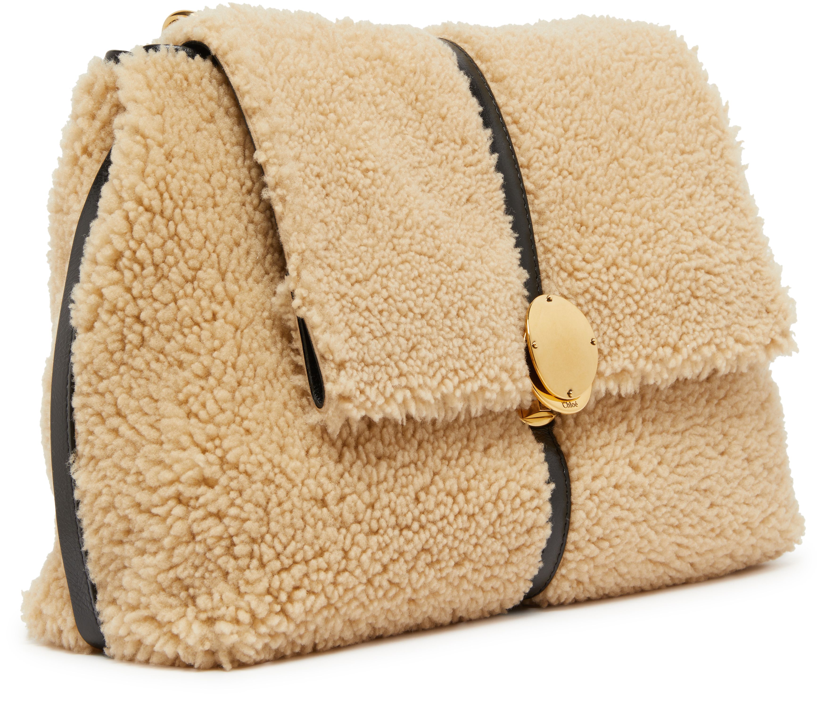 Chloé Penelope shearling soft shoulder bag